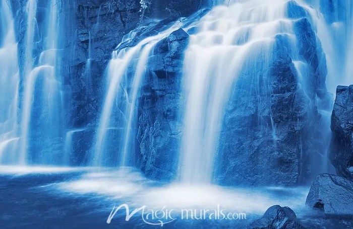 Air Terjun Kapas Biru Pesona Alam Indonesia