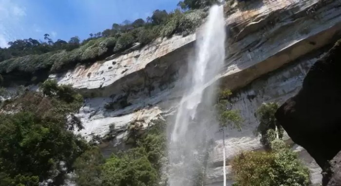 Pesona Air Terjun Batang Kapas Keindahan Alam Indonesia