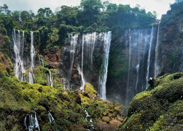 Bali waterfall beautiful waterfalls tour route most indonesia