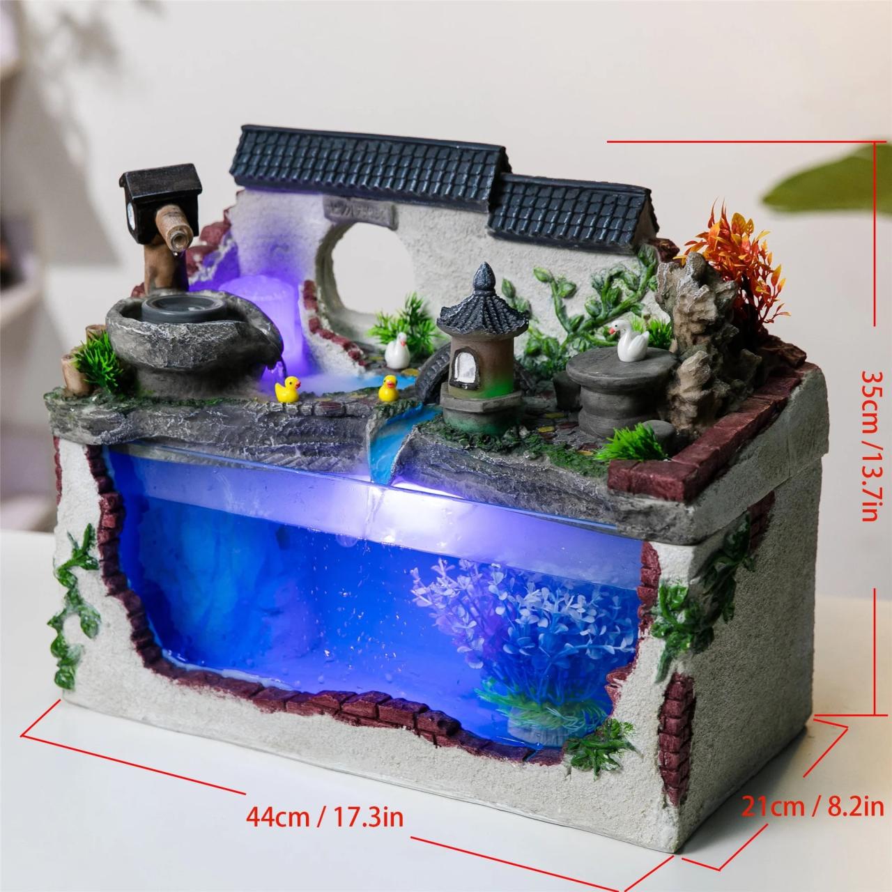 Waterfall aquarium