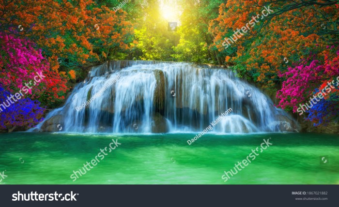 Flowers garden waterfalls spring waterfall wallpaper roses nature wallpapers hd ferns beautiful background backgrounds desktop beauty itl colors thougths springtime