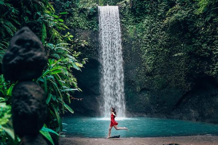 Air Terjun di Ubud Pesona Alam Bali